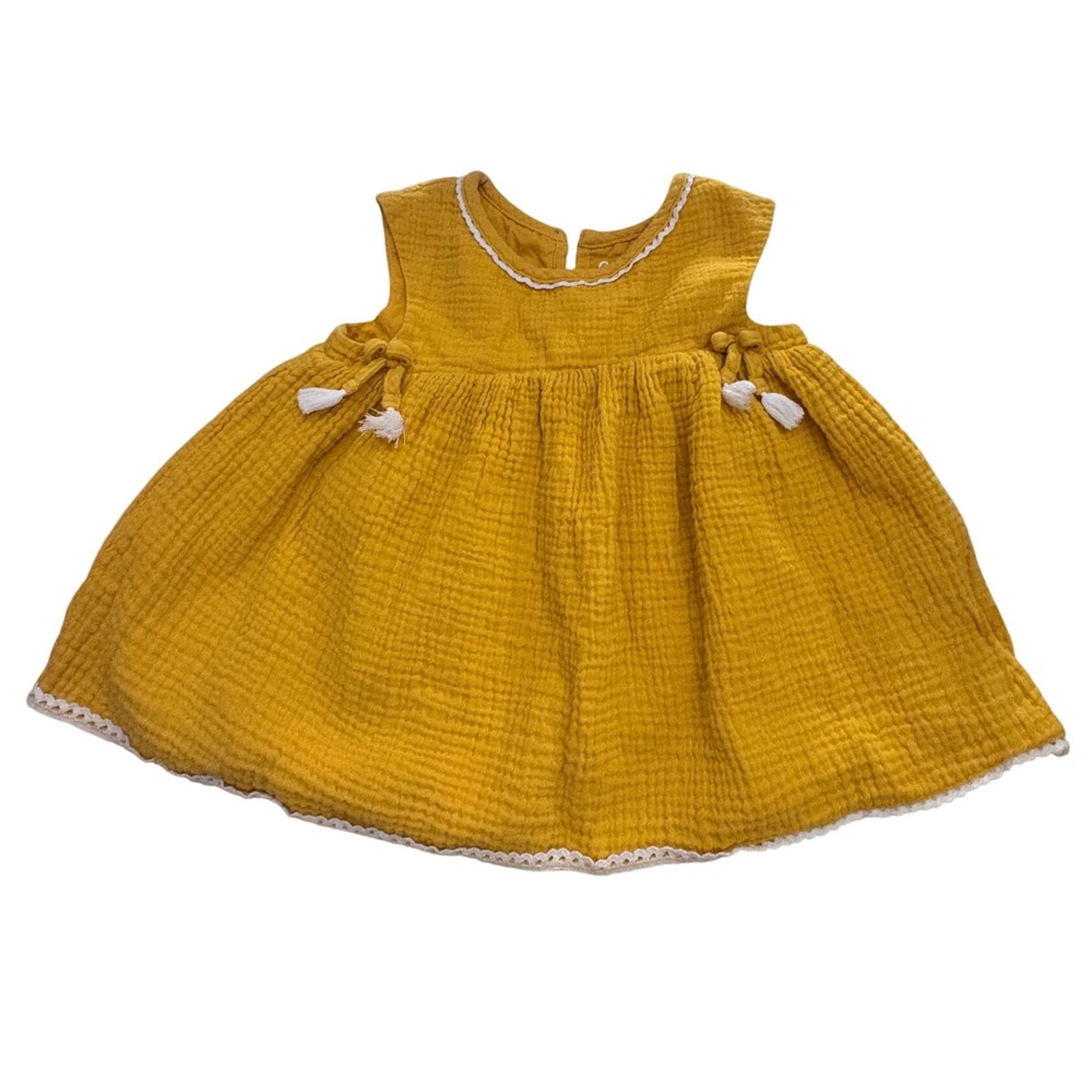 Genuine Kids from OshKosh Girls Yellow‎ Dress/Top Size 3T – Toddler Outfit